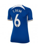 Chelsea Thiago Silva #6 Domácí Dres pro Dámské 2023-24 Krátký Rukáv